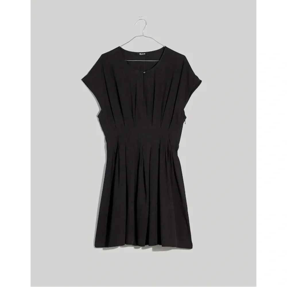 Madewell | The Lucie Pleated Mini Dress